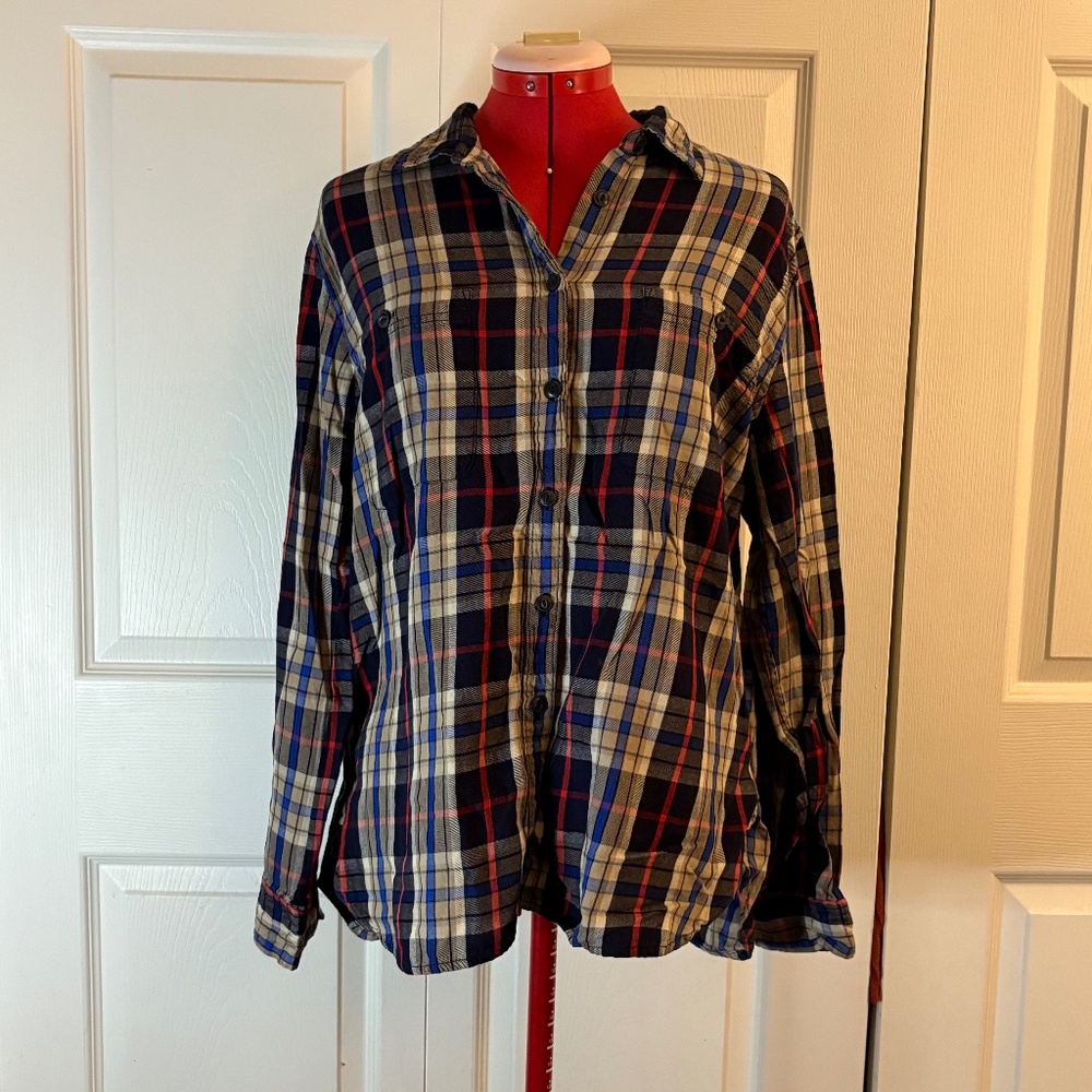 Denim & Supply Ralph Lauren Plaid Button Up size XL